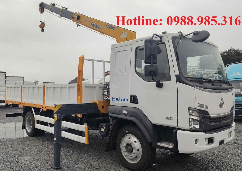 Xe Cẩu tự hành L3 gắn cẩu 4 tấn 4 khúc